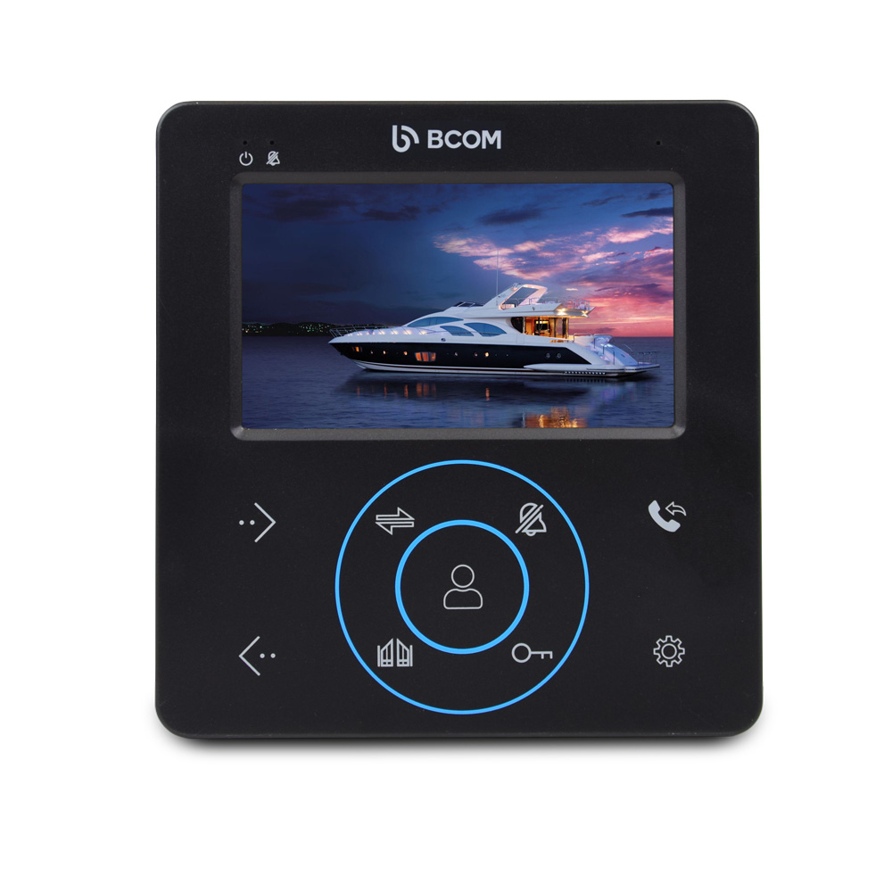 Комплект відеодомофона BCOM BD-480 Black Kit + Atis Lock