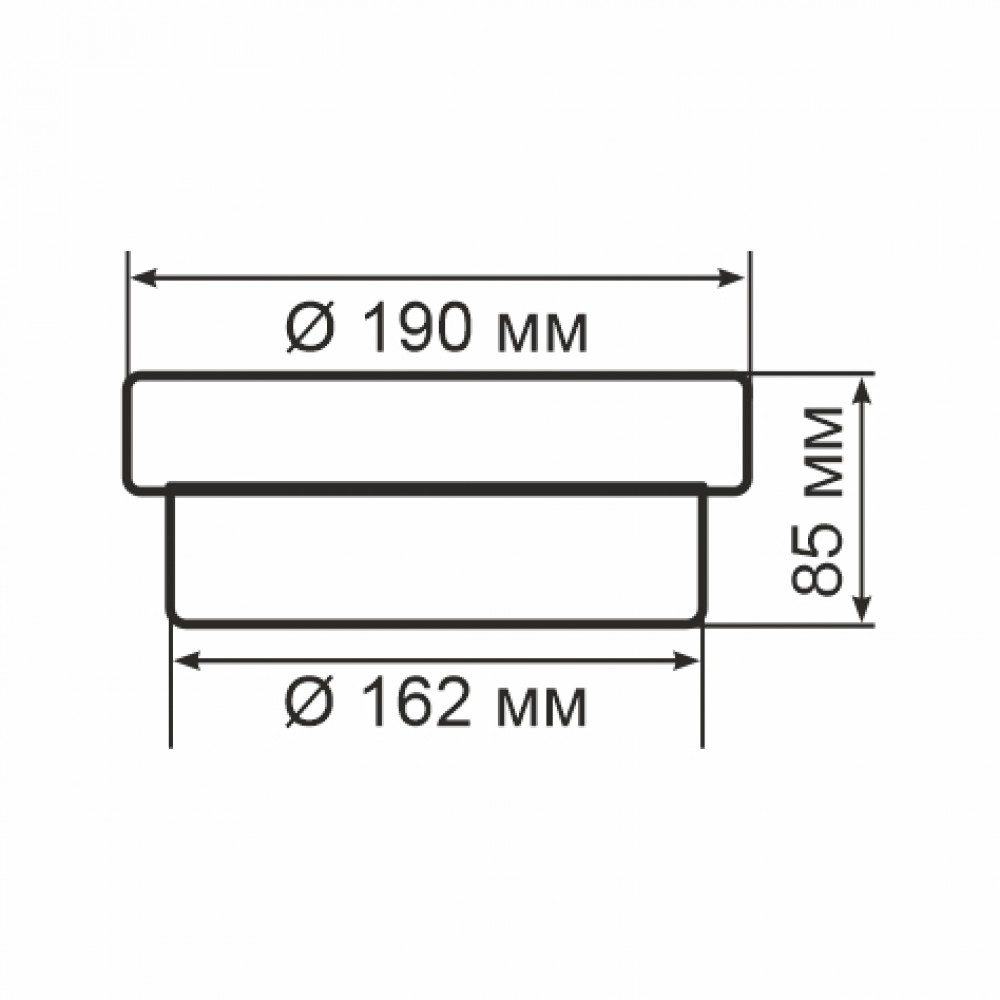 Светильник ERKA 1065D.i LED-ВІаск-В 12W 4200K Е27 IP65 с датчиком движения черный/белый