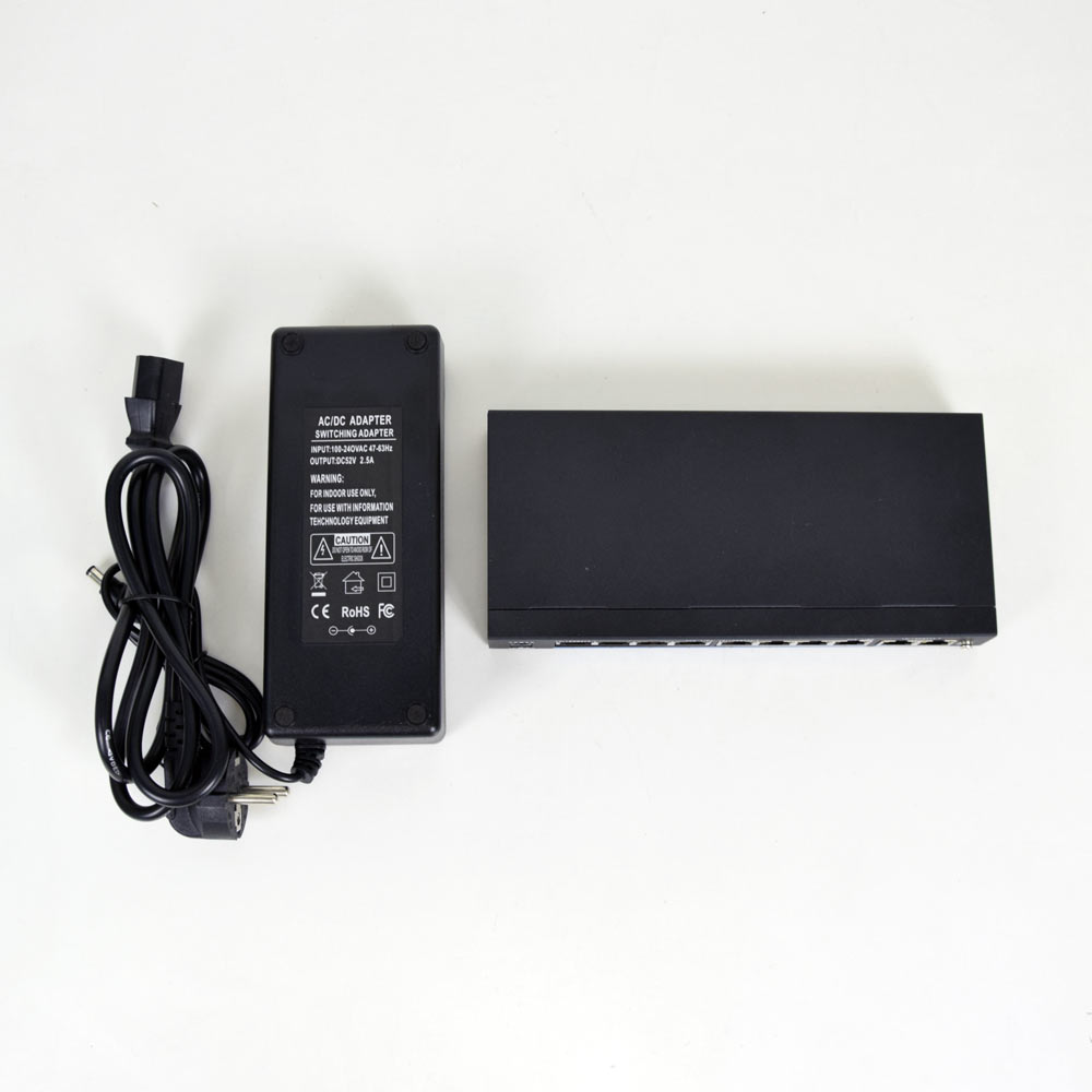 8-портовый коммутатор Atis PoE-1010-8P/250m/8L неуправляемый