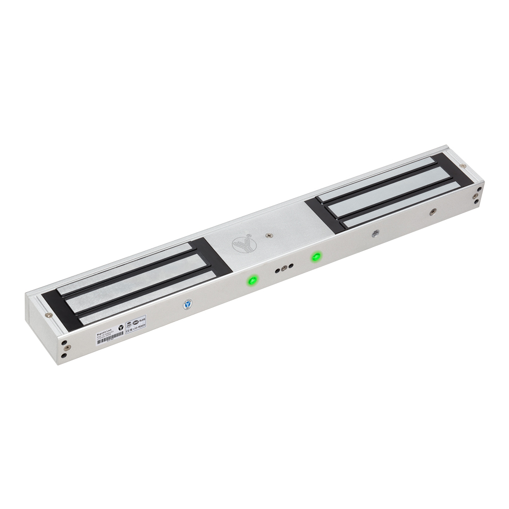 Електромагнітний замок Yli Electronic YM-500ND(LED) для двостулкових дверей