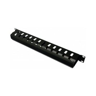 Кабельный организатор с крышкой Hypernet CM-1U черный