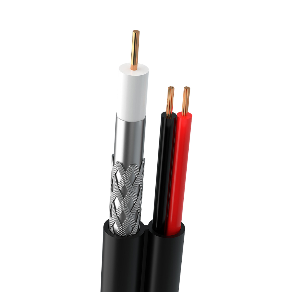 Кабель комбинированный Одескабель F5967BVcu 2x0.75 RG-59 POWER 305м медь(CU)