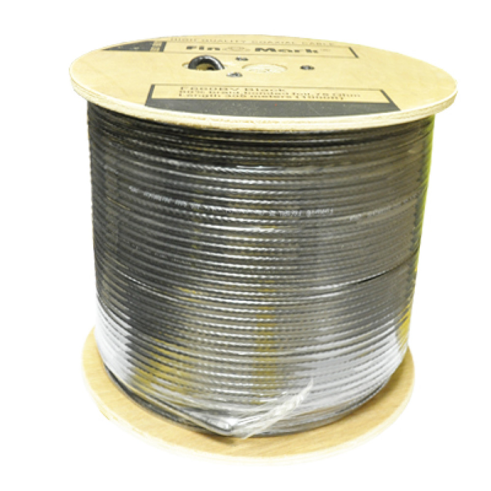 Кабель FinMark F 690BVcu-2x0.75 305м мідь чорний