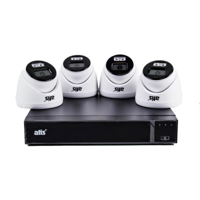Комплект відеоспостереження ATIS kit 4 int