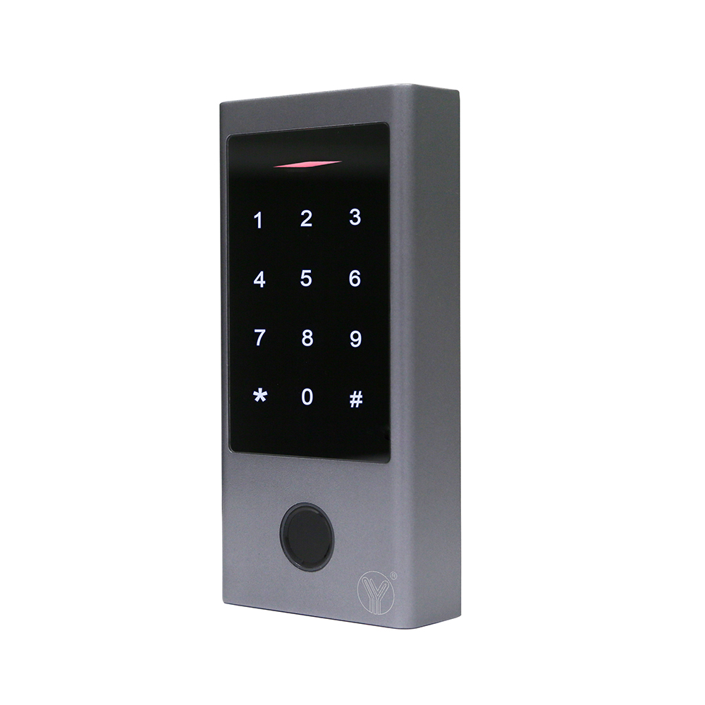 Кодова клавіатура Yli Electronic YK-1068B з вбудованим зчитувачем карт/брелоків