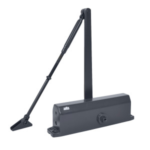Дотягувач дверей Atis DC-5036-BC graphite з важільною передачею