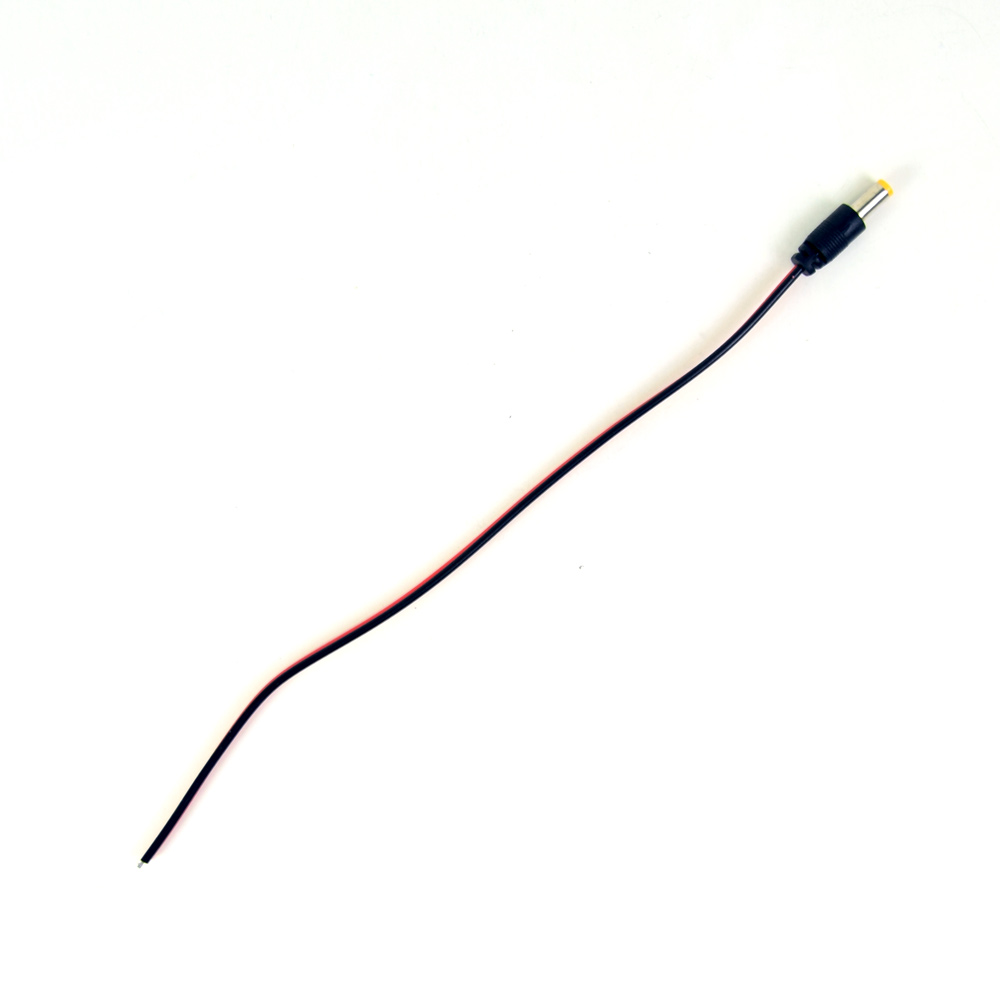 Роз'єм живлення (тато. male) Power jack 2.1*5.5mm з дротом 20 см