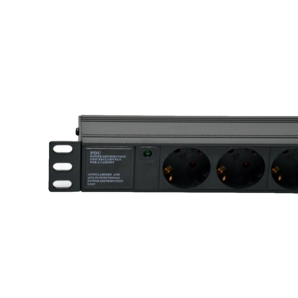 Сетевой фильтр Kingda KD-GER(16)N1008WKPB19A-C14 8 розеток 19"