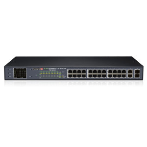 24-портовий PoE-комутатор Provision-ISR PoES-24370CL+2G+2SFP некерований