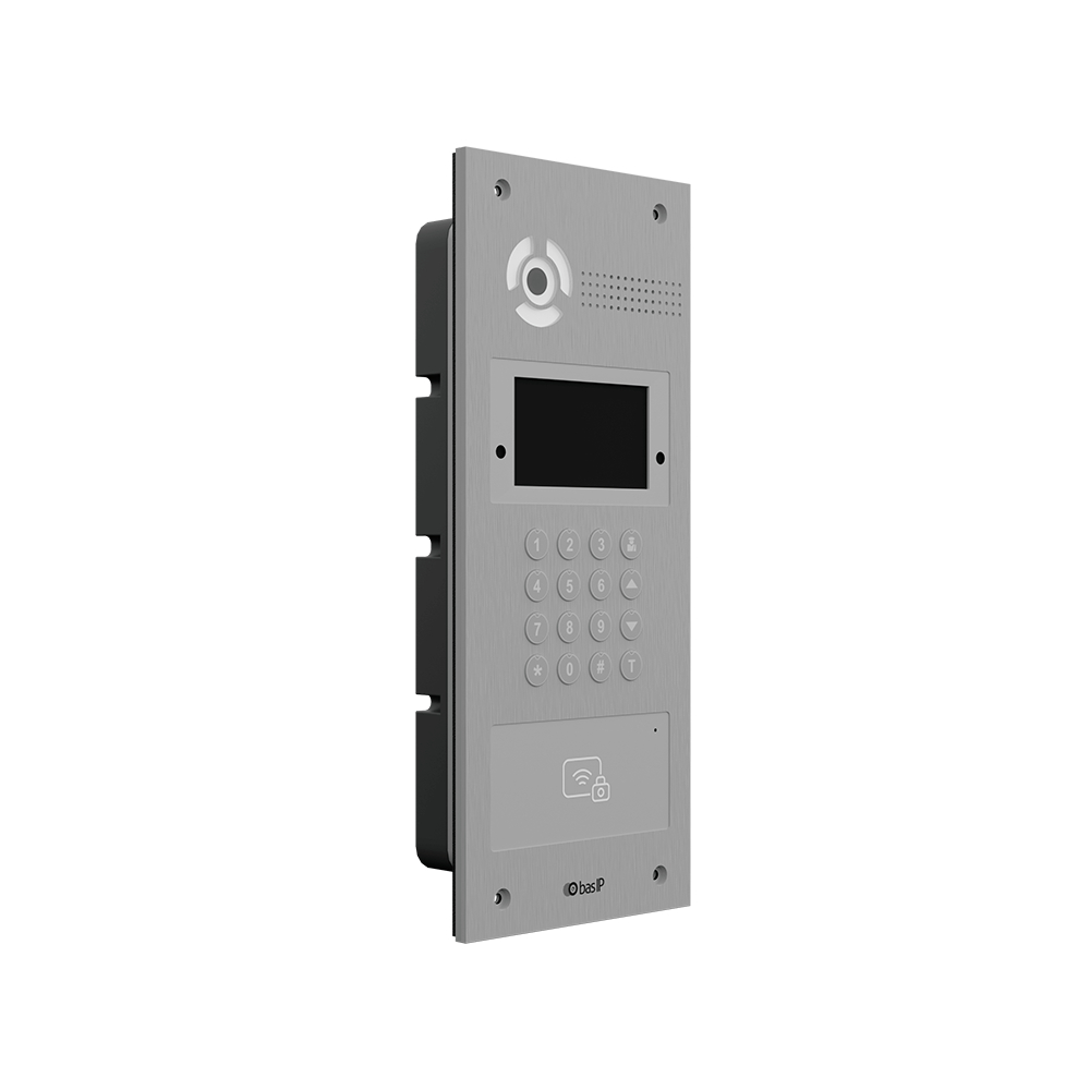 Вызывная IP-видеопанель Bas-IP AA-07BD silver многоабонентская