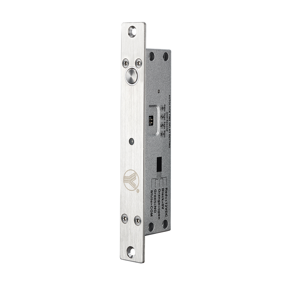 Ригельний замок Yli Electronic YB-500A(LED) - 24 V врізний для системи контролю доступу