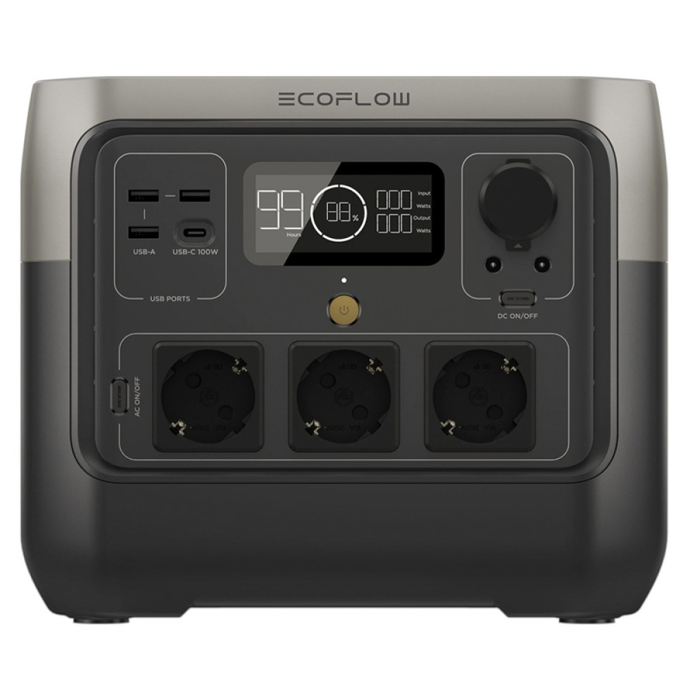 Портативный источник питания EcoFlow RIVER 2 Pro (800W / 768Wh) LiFePO4 (ZMR620-B-EU)