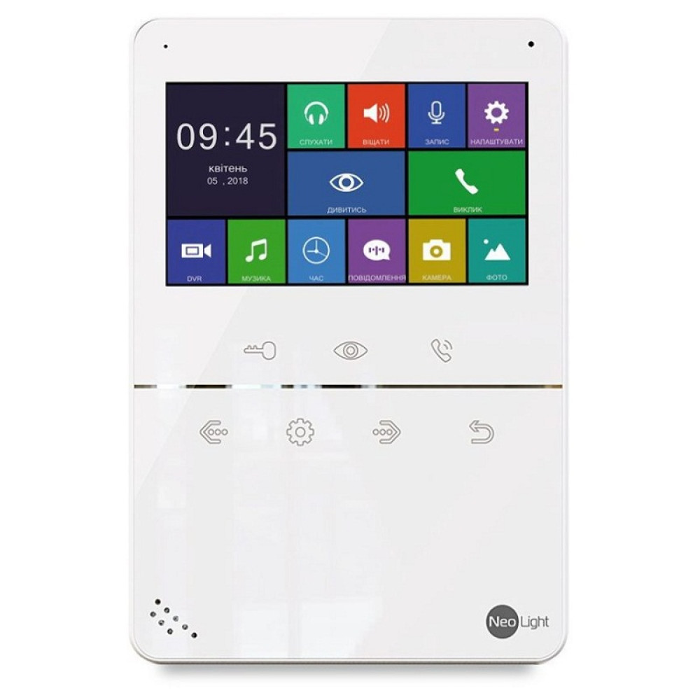 Комплект видеодомофона NeoLight Tetta + WiFi Box silver