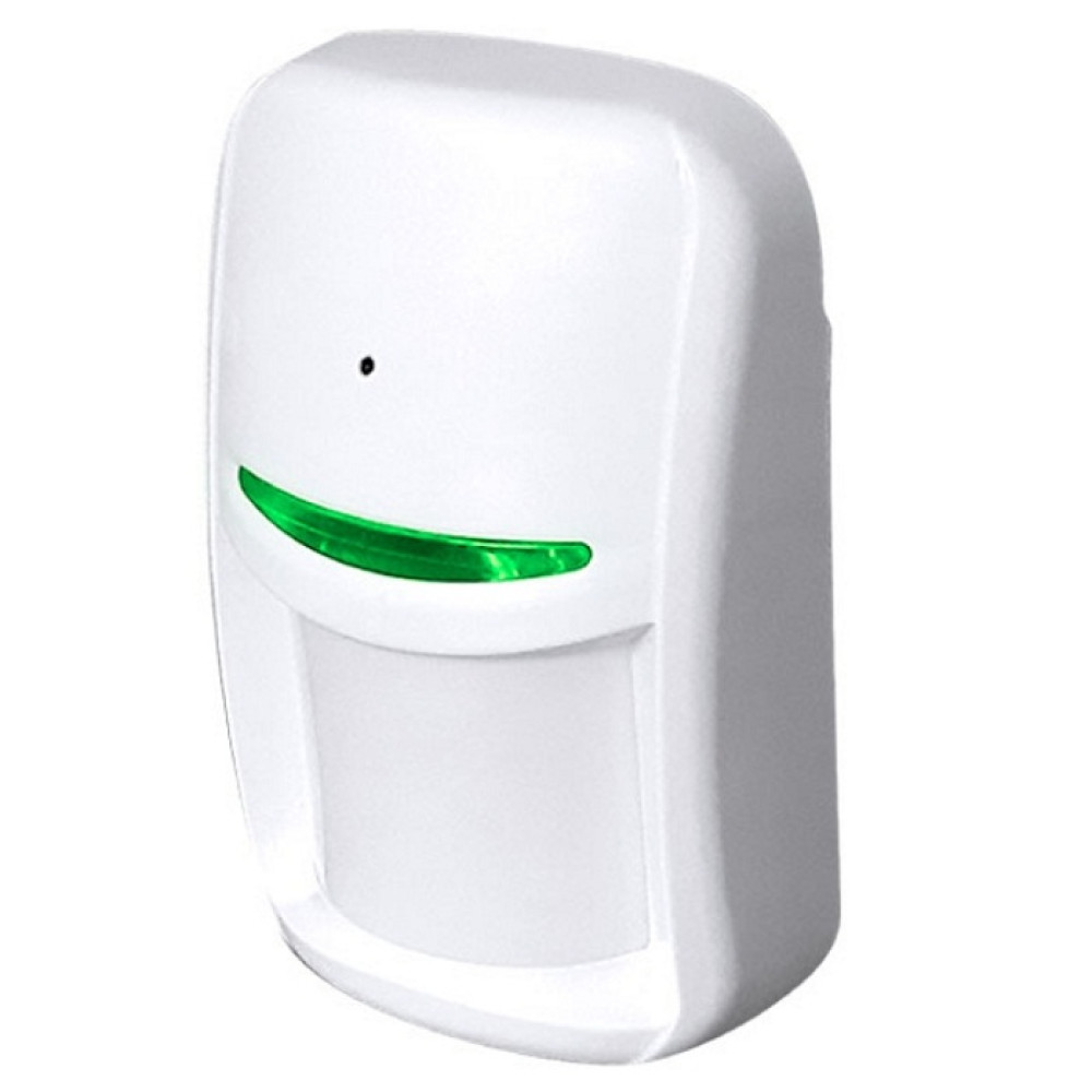 Беспроводной датчик движения и разбития U-Prox PIR Combi VB white с линзой «штора»
