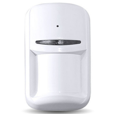 Беспроводной датчик движения и разбития U-Prox PIR Combi VB white с линзой «штора»