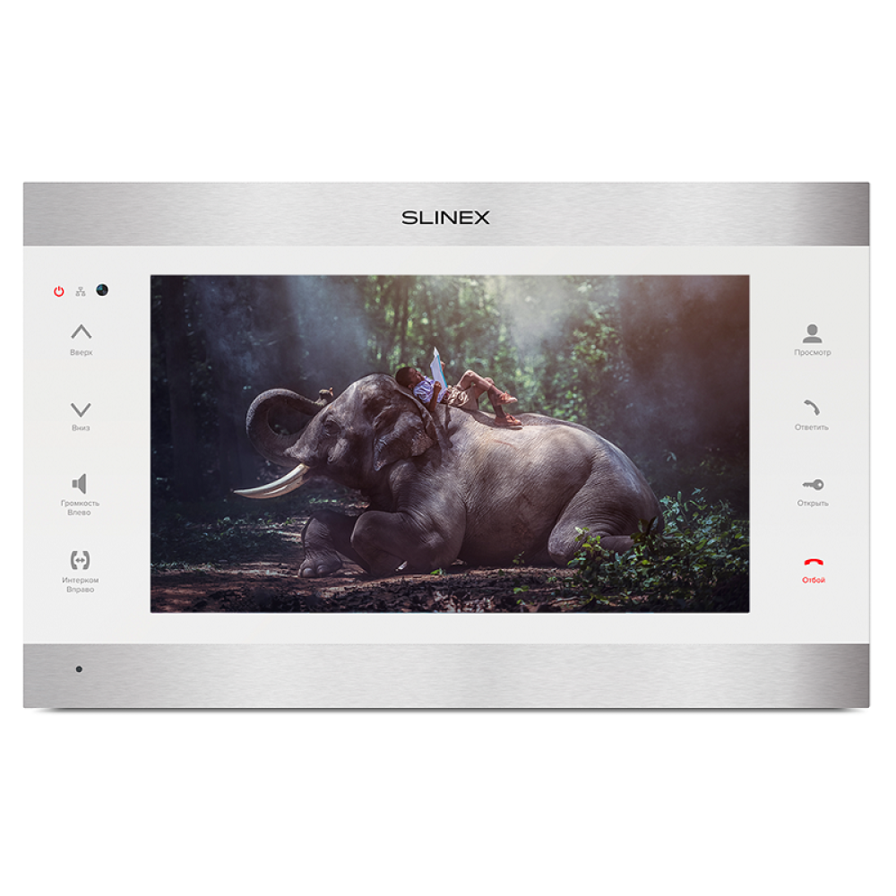 Wi-Fi Відеодомофон Slinex SL-10IPTHD silver+white