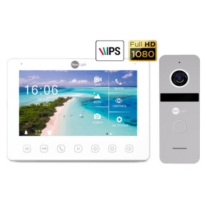 Комплект видеодомофона NeoKIT HD+ Silver