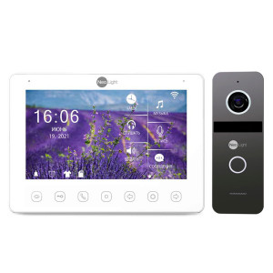 Комплект видеодомофона NeoLight NeoKIT HD+ WF Graphite