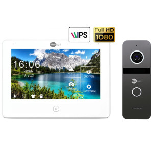 Комплект видеодомофона NeoLight NeoKIT HD Pro silver