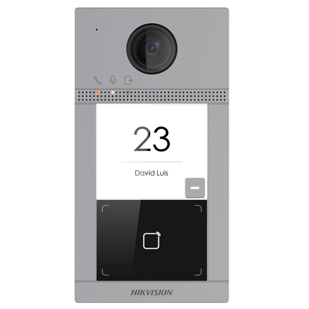 Виклична Wi-Fi IP-відеопанель Hikvision DS-KV8113-WME1(B)/Flush