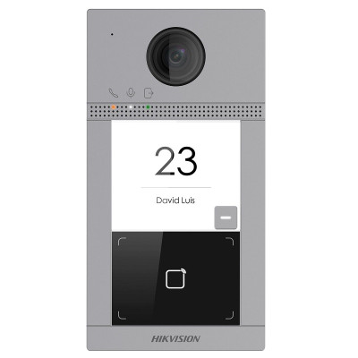 Виклична Wi-Fi IP-відеопанель Hikvision DS-KV8113-WME1(B)/Flush