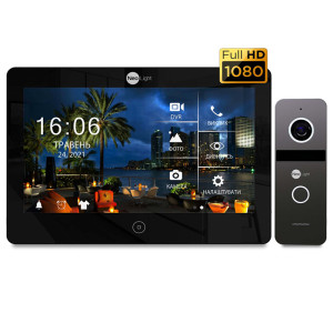 Комплект видеодомофона NeoLight Mezzo HD WF Black/SOLO FHD Graphite