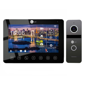 Комплект видеодомофона NeoLight NeoKIT HD+ WF B/Graphite