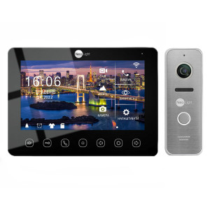 Комплект видеодомофона NeoLight NeoKIT HD+ WF B/Silver