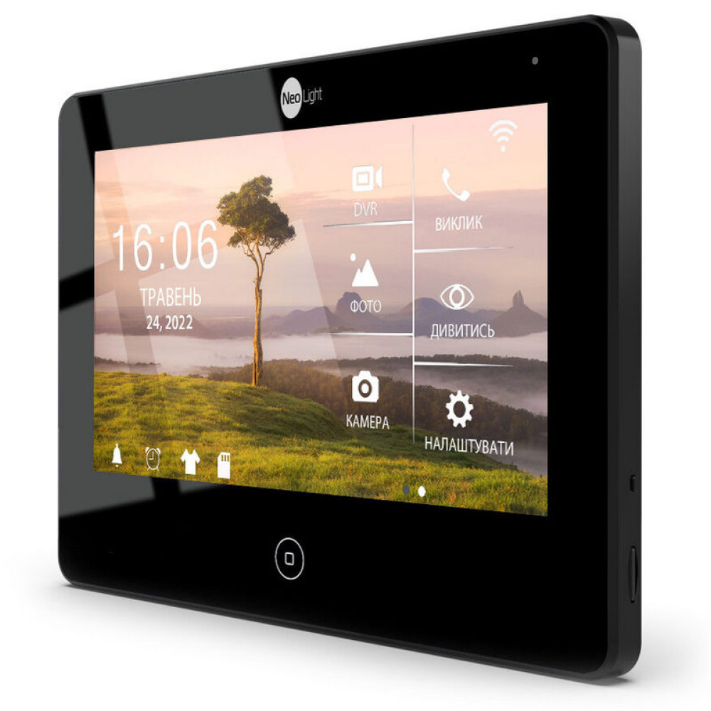 Комплект видеодомофона NeoLight NeoKIT HD Pro WF B/Black