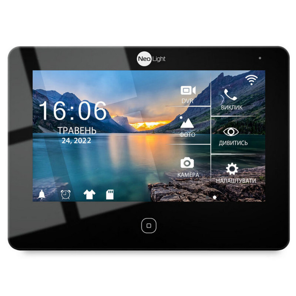 Комплект видеодомофона NeoLight NeoKIT HD Pro WF B/Black