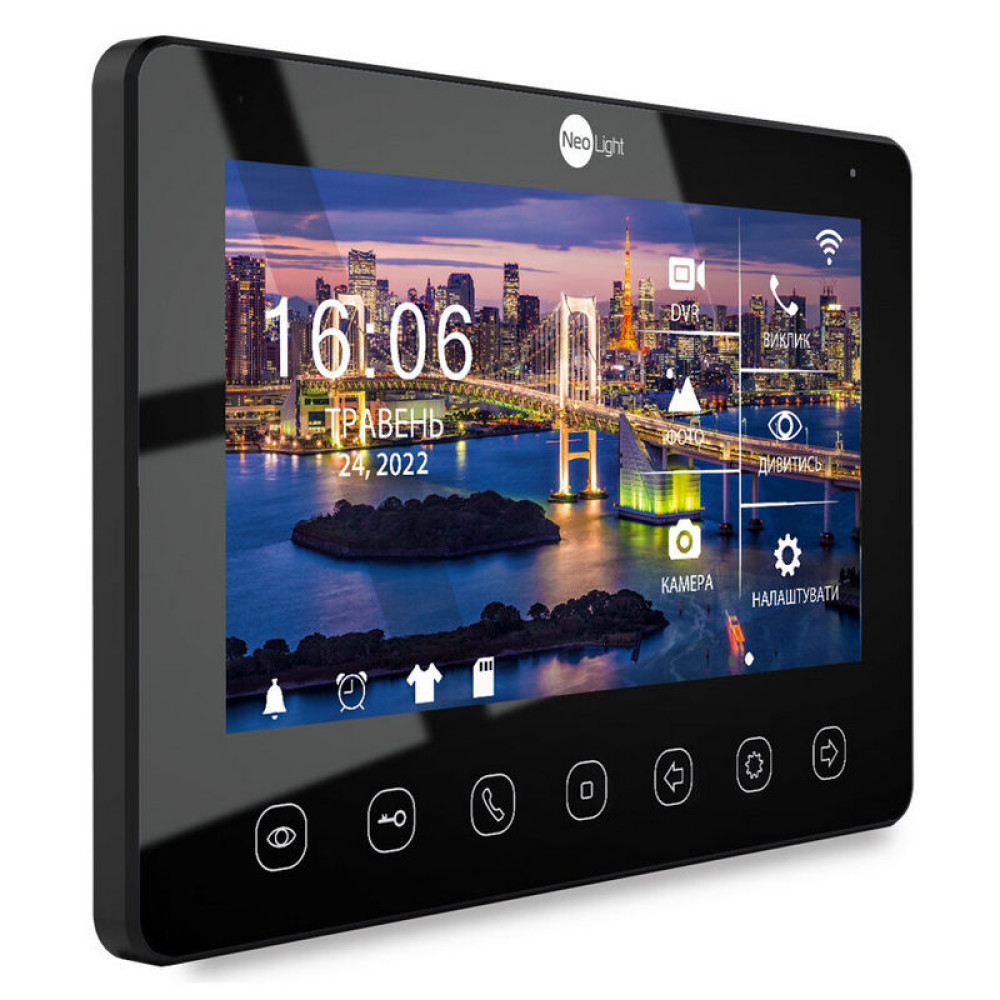 Wi-Fi Видеодомофон NeoLight OMEGA+ HD WF black