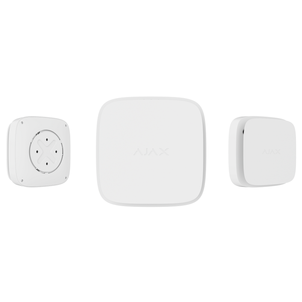 Беспроводной датчик дыма Ajax FireProtect 2 SB (Heat/Smoke/CO) Jeweller white с сенсором температуры и угарного газа (52256.150.WH1)