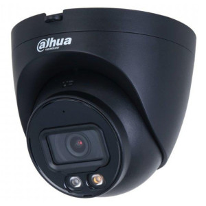 4 Мп IP видеокамера Dahua DH-IPC-HDW2449T-S-IL-BE (2.8 мм) black WizSense с двойной подсветкой и микрофоном 