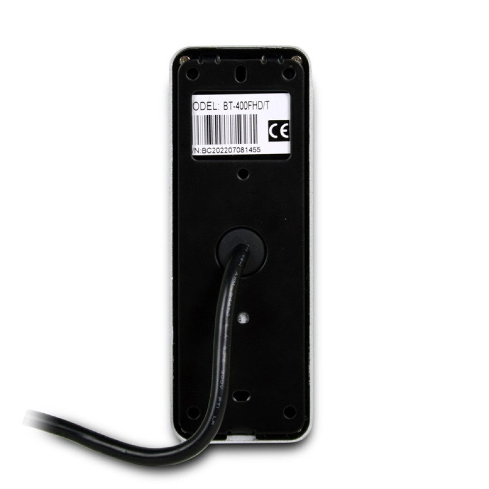 Комплект видеопанели BCOM BT-400FHD/T Black SD с поддержкой Tuya Smart со встроенной картой памяти на 32 GB