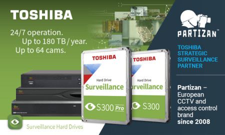 Partizan Security і Toshiba Electronics Europe відтепер партнери
