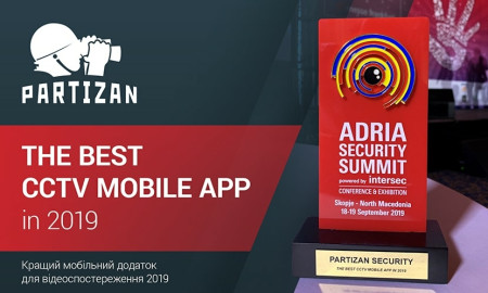Додаток для відеоспостереження Partizan отримав гран-прі на Adria Security Summit 2019
