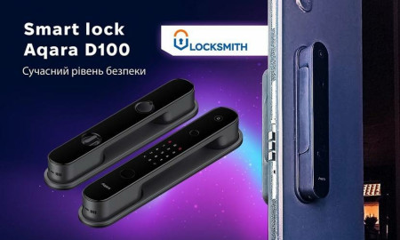 Представляємо розумний дверний замок Aqara D100 Smart Door Lock Apple HomeKit
