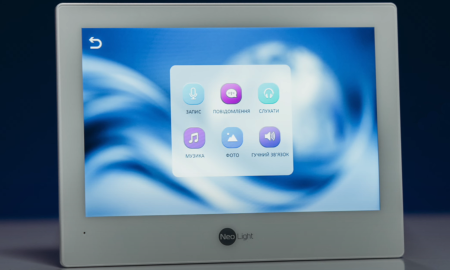 Гібридний Wi-Fi відеодомофон NeoLight ALPHA Hybrid з підтримкою IP/аналогових камер Гібридний Wi-Fi відеодомофон NeoLight ALPHA Hybrid з підтримкою IP/аналогових камер