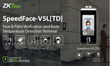 Огляд можливостей біометричних терміналів ZKTeco SpeedFace-V5L