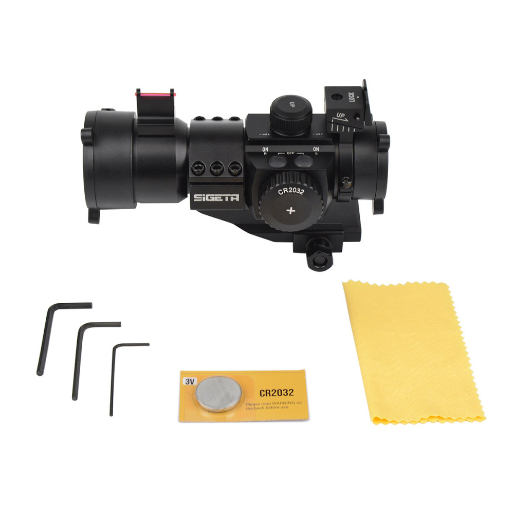 Коліматорний приціл SIGETA EasyDot 1x30 Red/Green Killflash