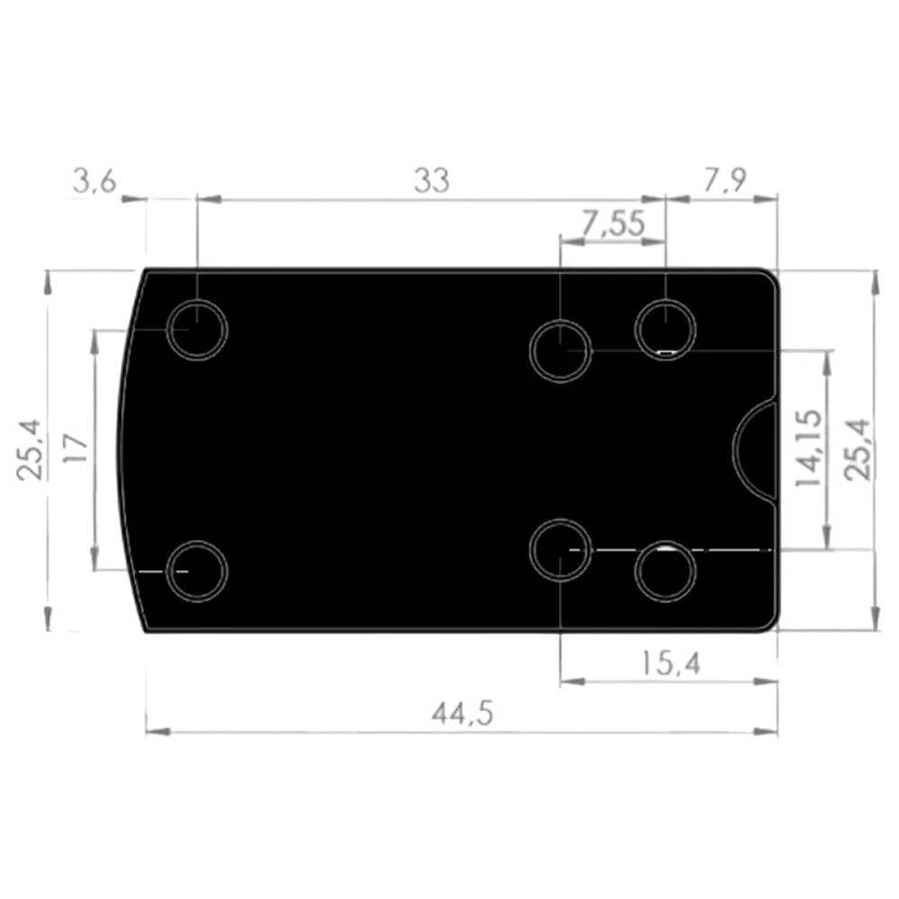 Коллиматорный прицел KONUS FISSION-MR Multi-reticle