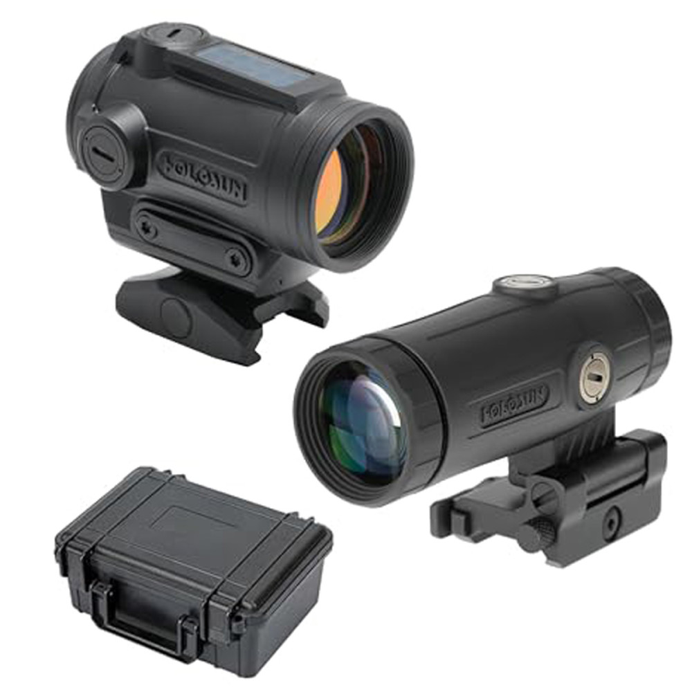 Коллиматорный прицел HOLOSUN ARO-EVO-SPR-RD и увеличитель HM3X (Combo Set)