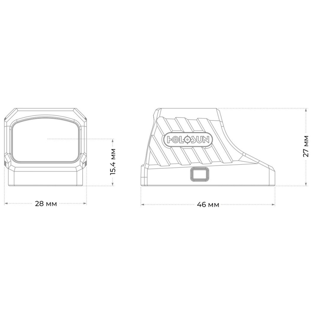 Колиматорный прицел HOLOSUN SCS-320-GR