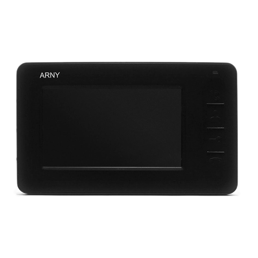 Комплект видеодомофона ARNY AVD-4005 (AVD-405 + AVP-05 (v.2)) Black + Brown