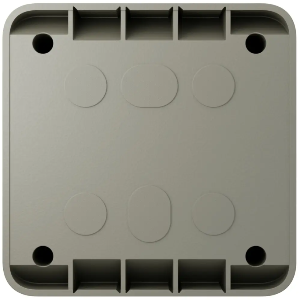 Коробка Ajax SurfaceBox olive для зовнішнього монтажу одного пристрою LightSwitch чи Outlet