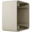 Коробка Ajax SurfaceBox ivory для зовнішнього монтажу одного пристрою LightSwitch чи Outlet