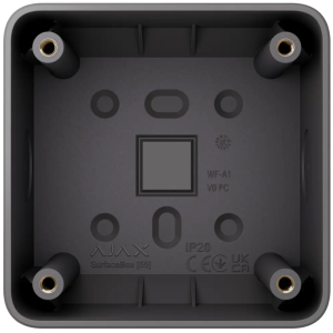 Коробка Ajax SurfaceBox grey для зовнішнього монтажу одного пристрою LightSwitch чи Outlet