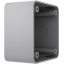 Коробка Ajax SurfaceBox fog для зовнішнього монтажу одного пристрою LightSwitch чи Outlet