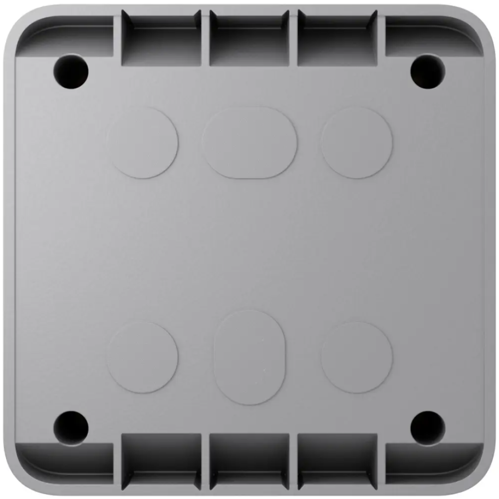 Коробка Ajax SurfaceBox fog для зовнішнього монтажу одного пристрою LightSwitch чи Outlet
