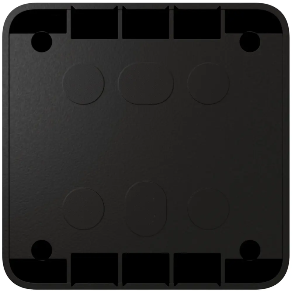 Коробка Ajax SurfaceBox black для зовнішнього монтажу одного пристрою LightSwitch чи Outlet